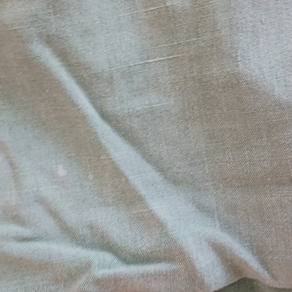 Tablecloth green yellow rectangle countrycore stitch 62x56" Dining Linens - Picture 6 of 6